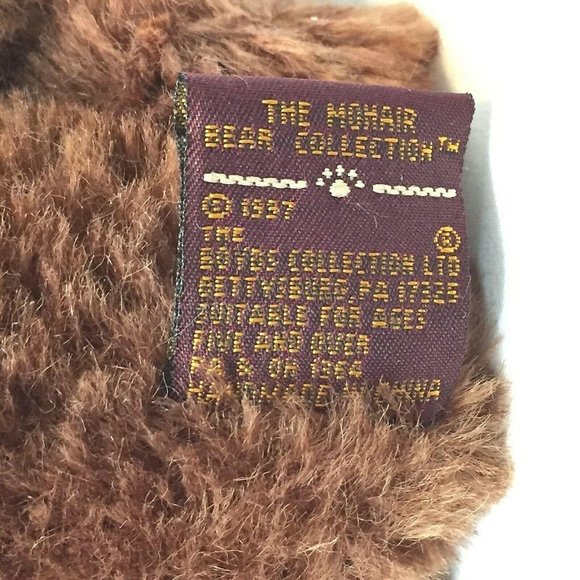 Boyds Mohair Bear Reagan V Bearington Limited Edition 9 Inch 590070-05 with Box - Picture 6 of 10